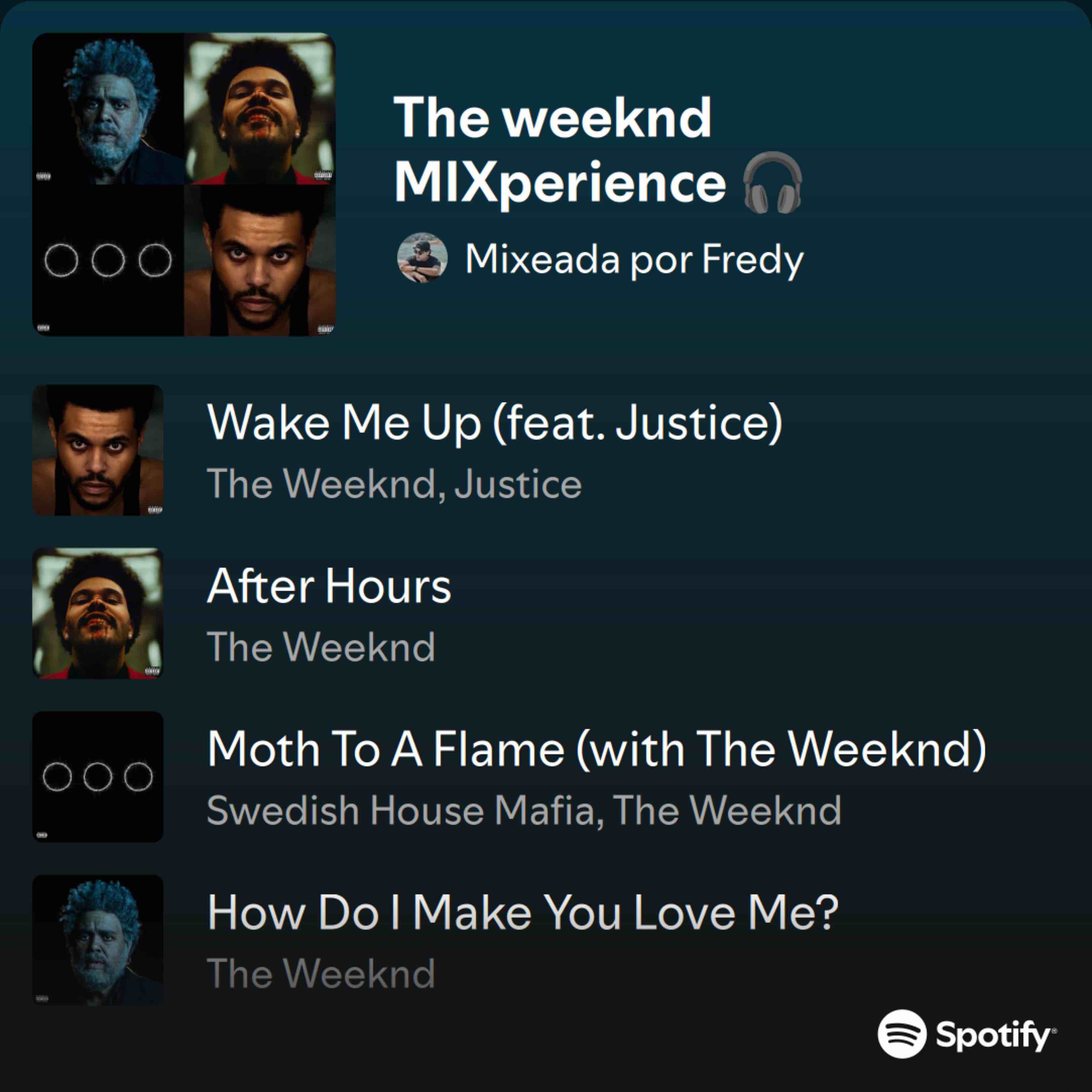 The weeknd MIXperience 🎧 - playlist by Fredy | Spotify
