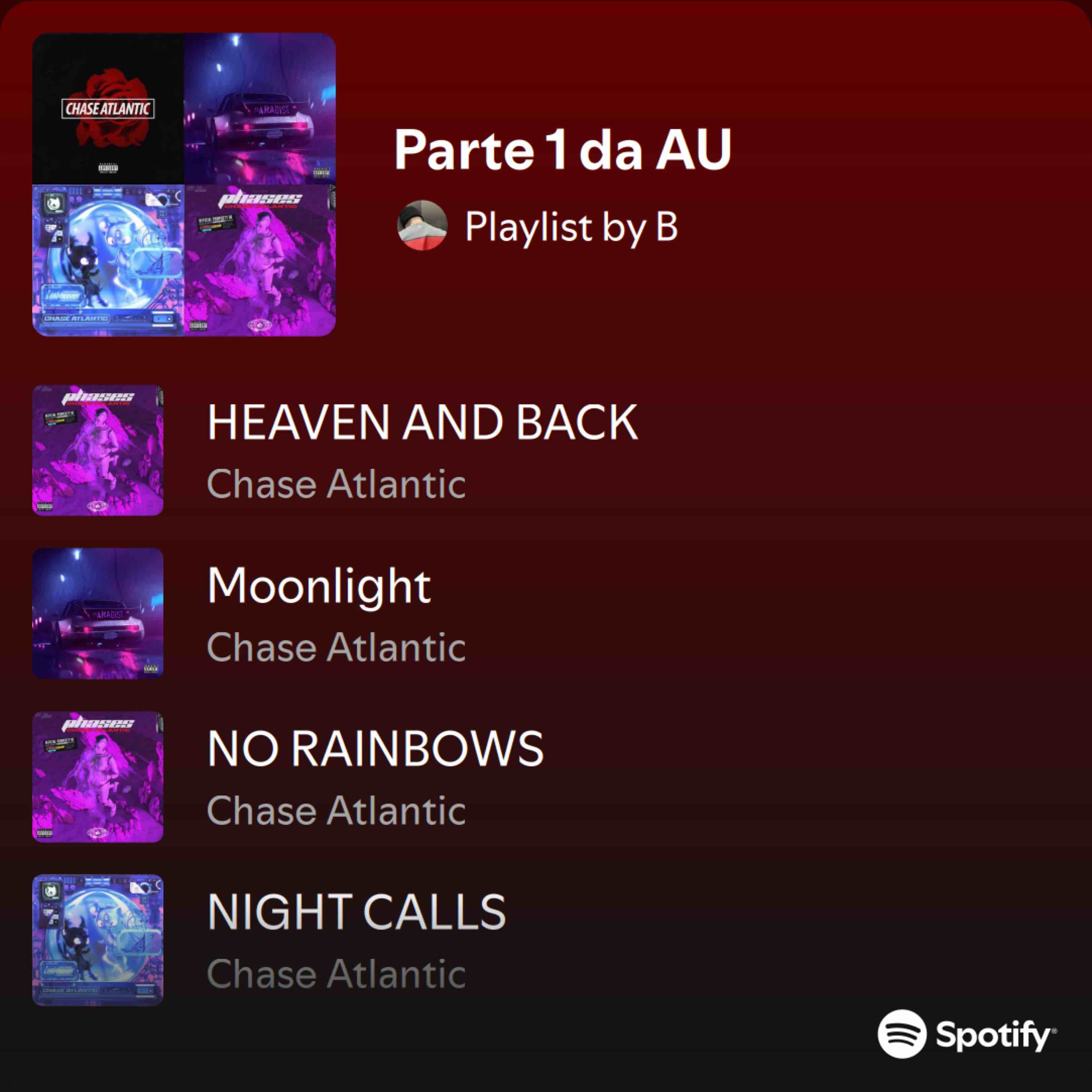 Parte 1 da AU - playlist by B | Spotify
