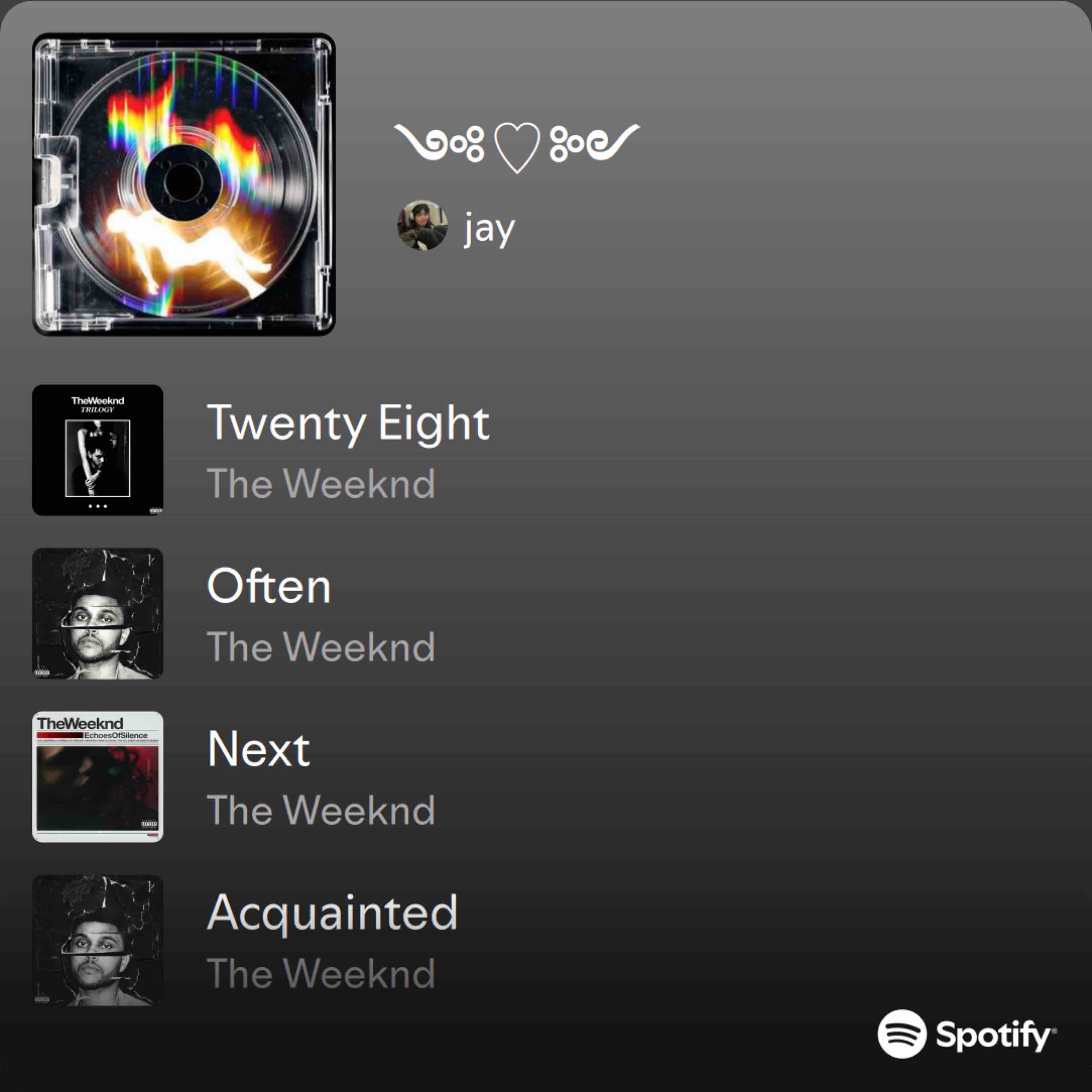 playlist by jay | Spotify