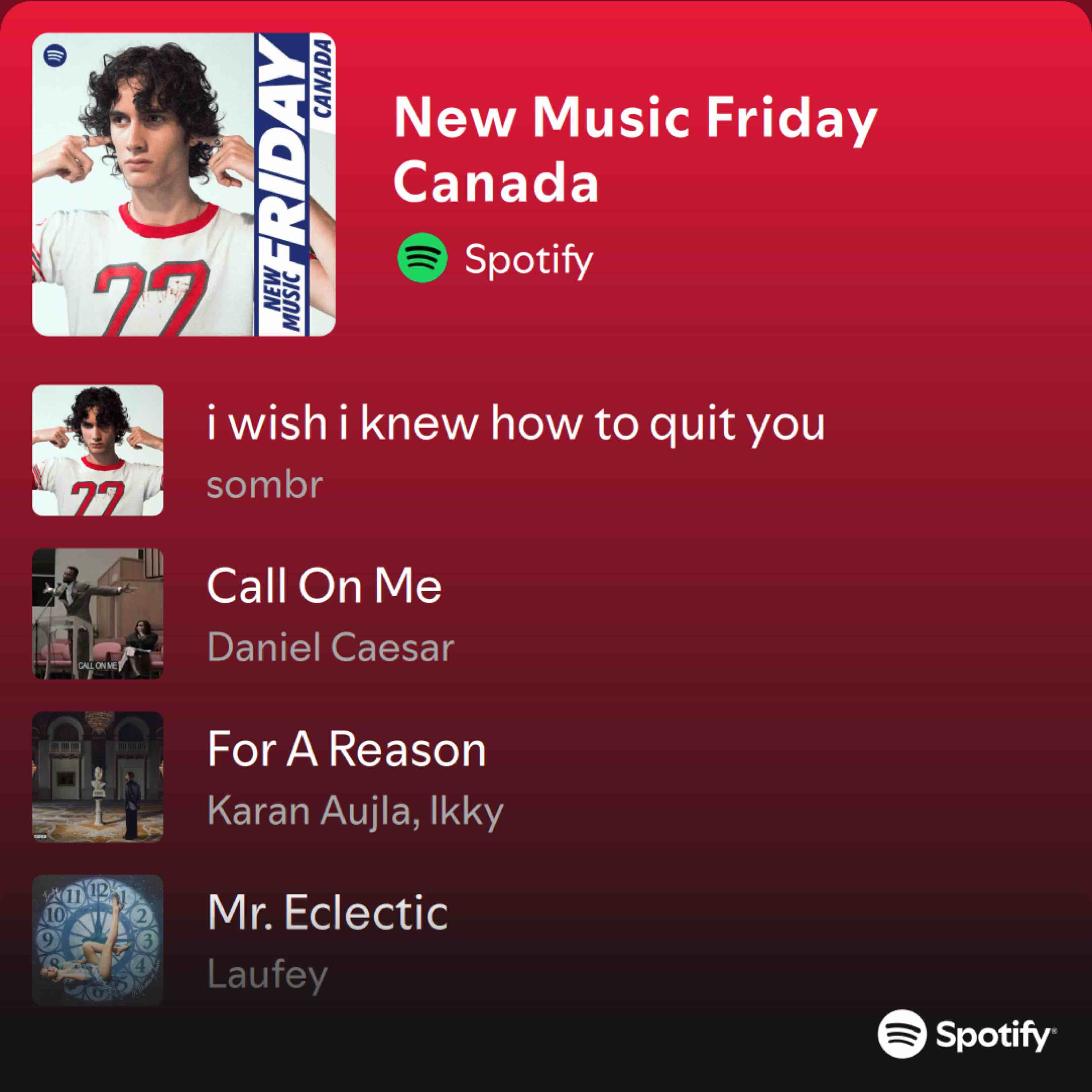 New Music Friday Canada | Spotify Playlist