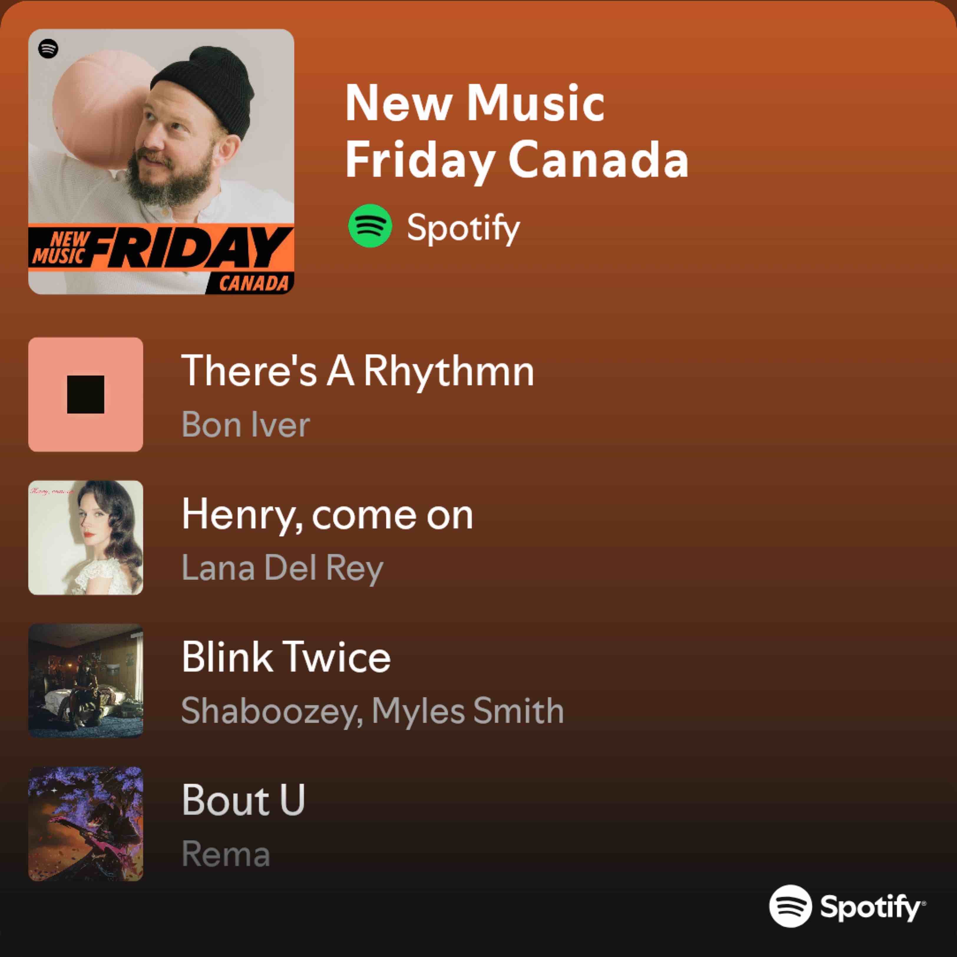 New Music Friday Canada | Spotify Playlist