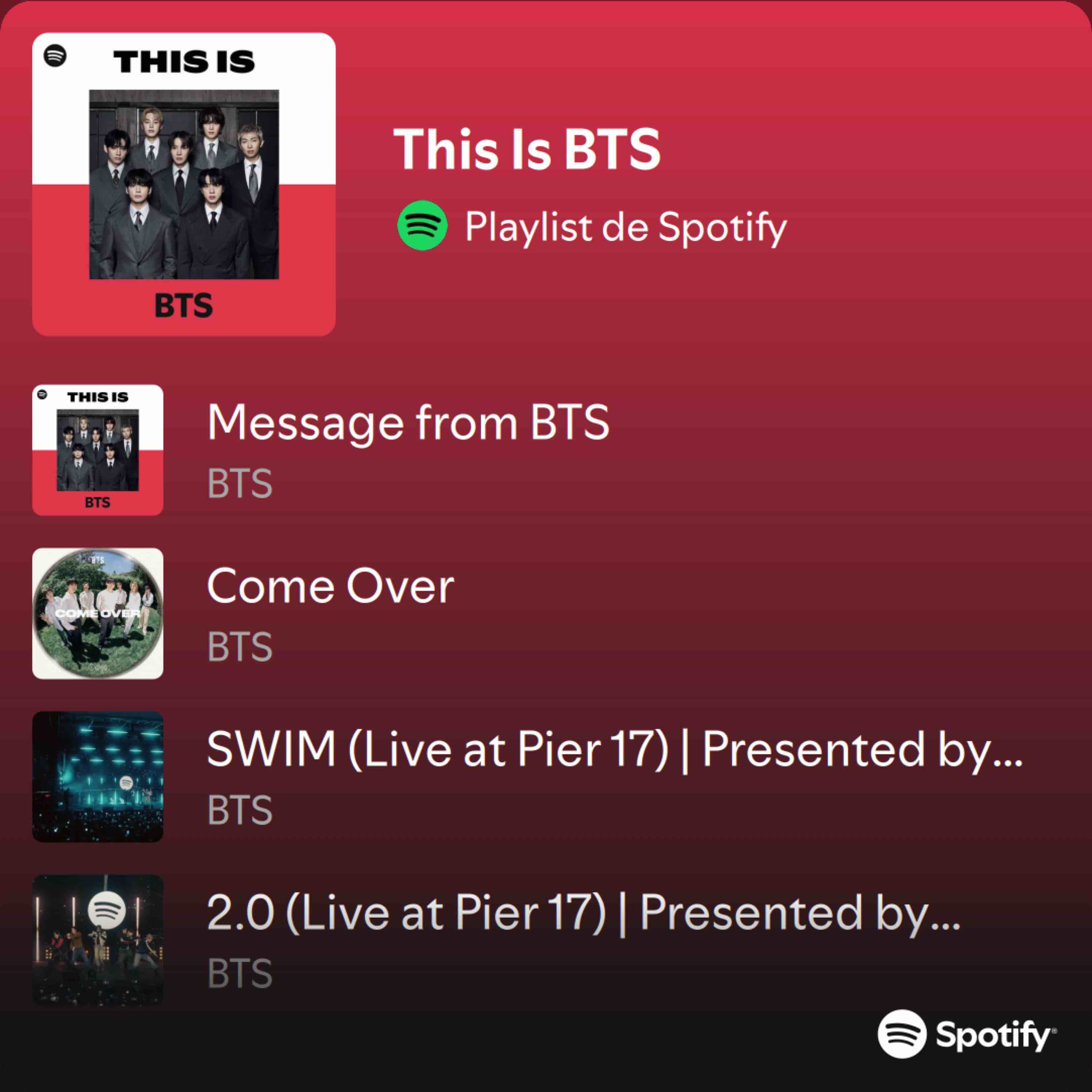 This Is BTS | Spotify Playlist
