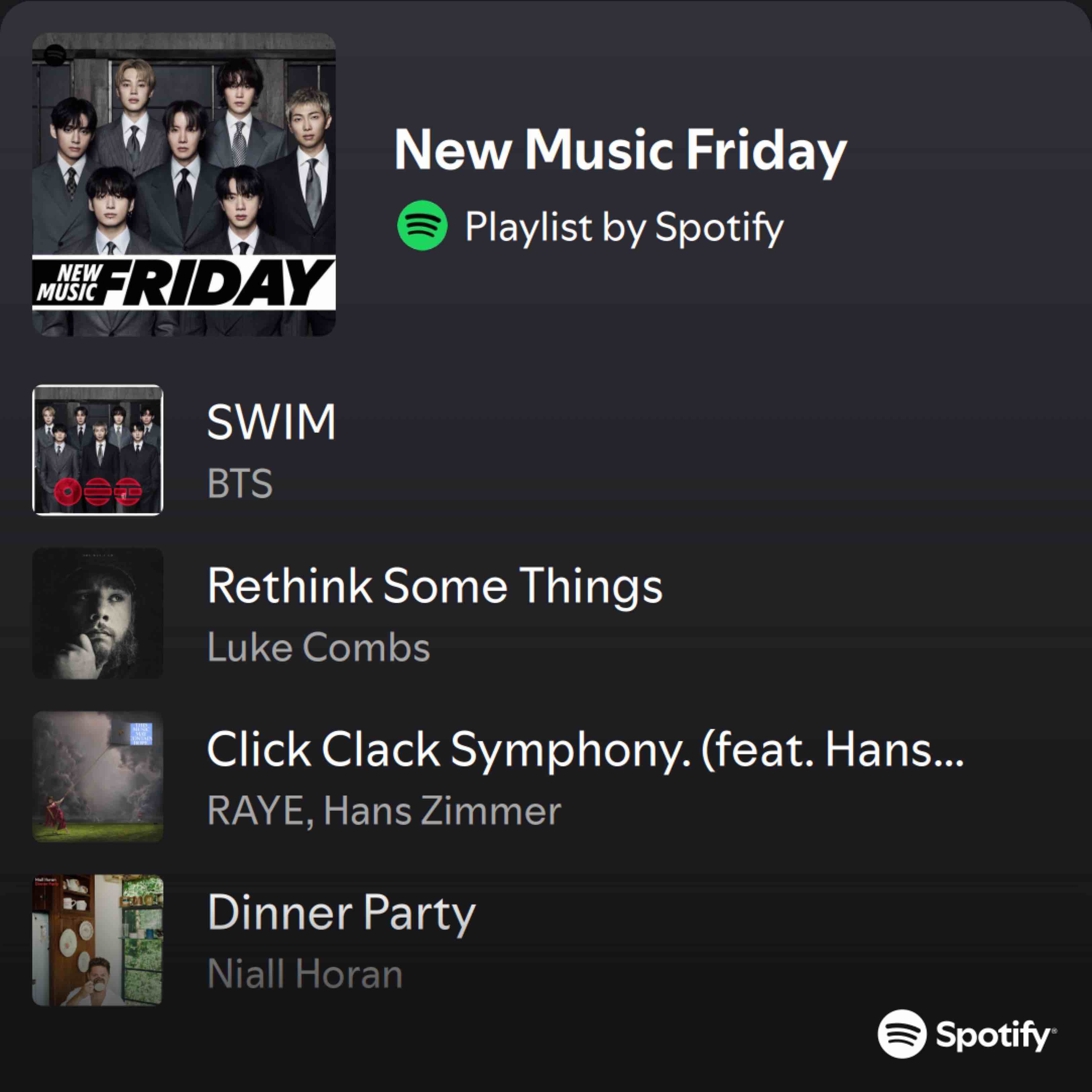 New Music Friday | Spotify Playlist